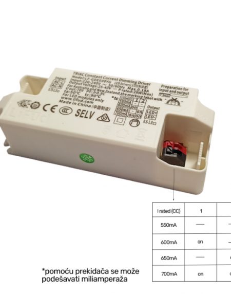 LED NAPAJANJE 30W DIM.TRIAC(118001-6)