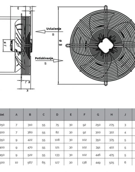 BVN-VENTILATOR SF-4M 350S ASPIRANTE