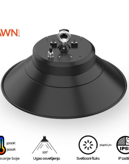 DAWN LED REFLEKTOR BR-FL80W-02K CCT 10400lm 120° IP65