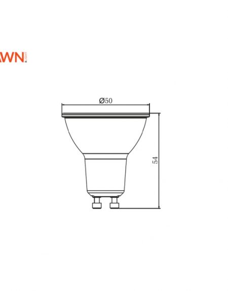 DAWN LED SIJALICA DIM GU10 7W 4000K 560lm 36°