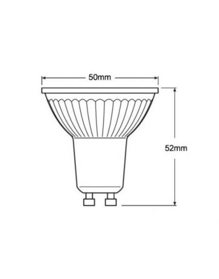 DAWN LED SIJALICA GU10 4.3W 6500K PAR16 50 350lm 60° IP20