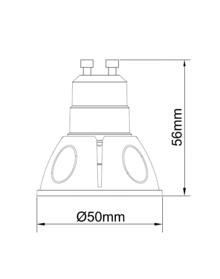 DAWN LED SIJALICA GU10 DIM 6.5W 3000K 520lm 36° PRO