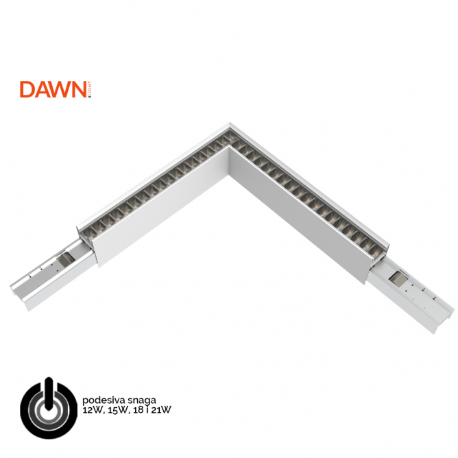 DAWN LED SVETILJKA LL40 L(90°) 21/18/15/12W CCT BELA - Слика 2