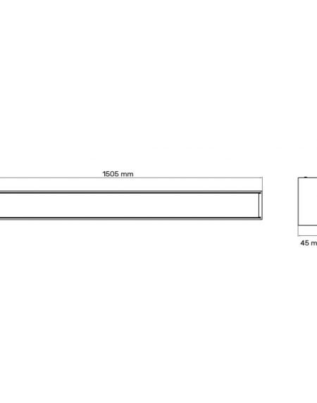 DAWN LED SVETILJKA LT-T-020 50/55/60/63W CCT BELA 1,5 met