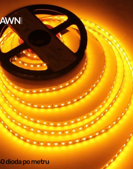 DAWN LED TRAKA HL 2835-60-AMBER 12V IP20 (5met, 4.8W/m, 8mm)