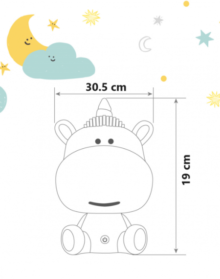 DECIJA STONA LAMPA BS3104 RGB PINK