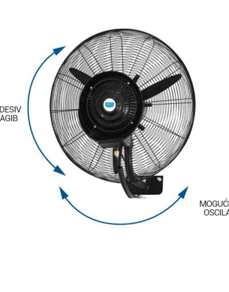 EL VENTILATOR ZIDNI SA RASPRSIVACEM MSF2608C