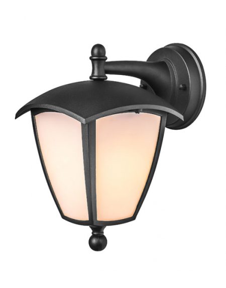 FENJER 1011S ZIDNI 1*E27 CRNI IP44