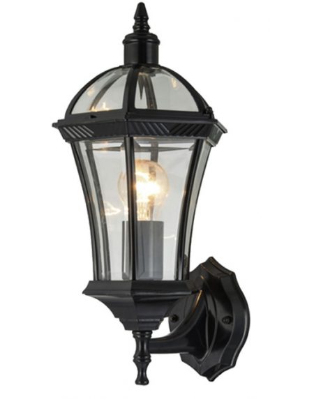 FENJER 1012L ZIDNI 1*E27 CRNI IP44