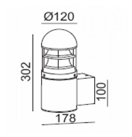 HILITE LED SVET 8401 SPOLJNA ZIDNA IP54 E-27