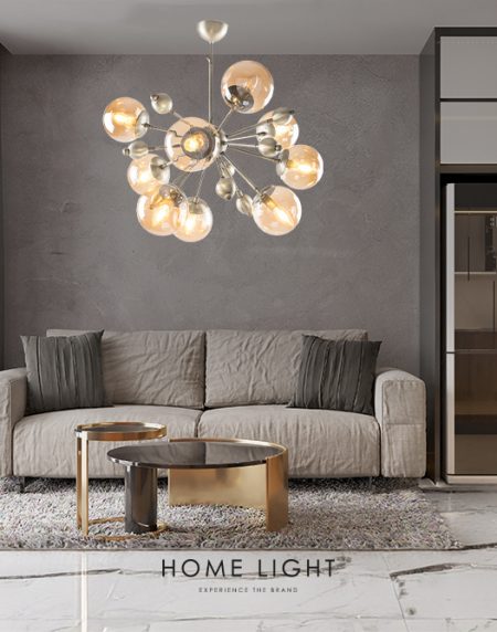 KIRPI 19129 LUSTER 9*E27 HROM
