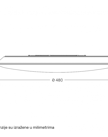 LED PLAFONJERA DCL1213 45W 3000/4000/6500K IP54