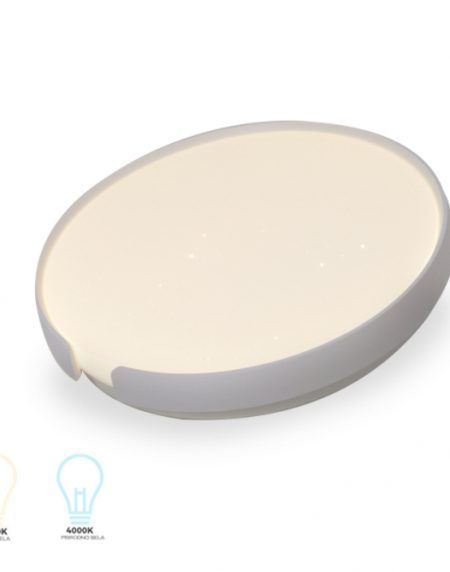 LED PLAFONJERA EL2494 24W 3000/4000K BELA