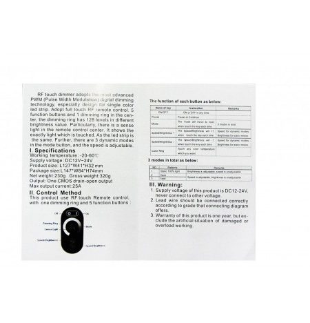 LED POTENCIOMETAR SUN-TH09