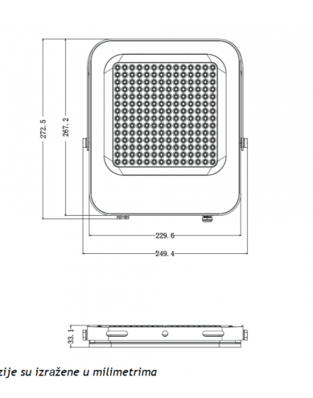 LED REFLEKTOR IK03 150 W 6500K