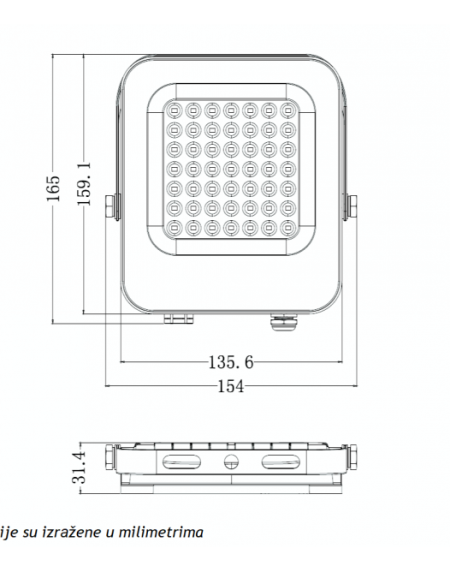 LED REFLEKTOR IK03 30 W 6500K