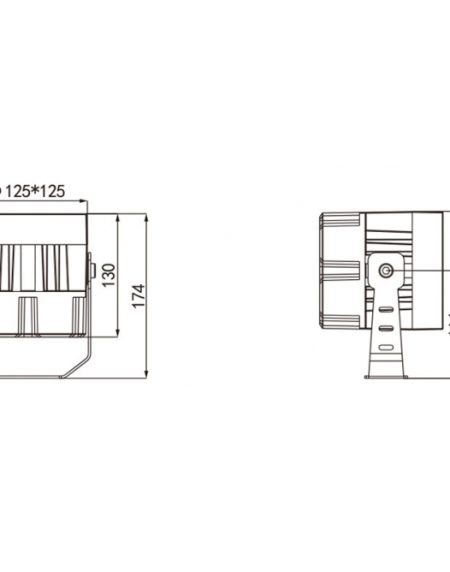 LED REFLEKTOR JM-4707 32W 4000K SIVI IP66