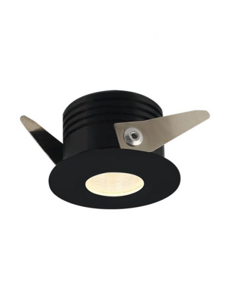 LED ROZETNA L1030-3 OKRUGLA 3W 3000K CRNA