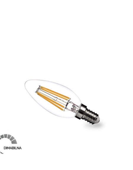 LED SIJALICA FILAMENT DIM C35 5.5W E14 2700K 600lm