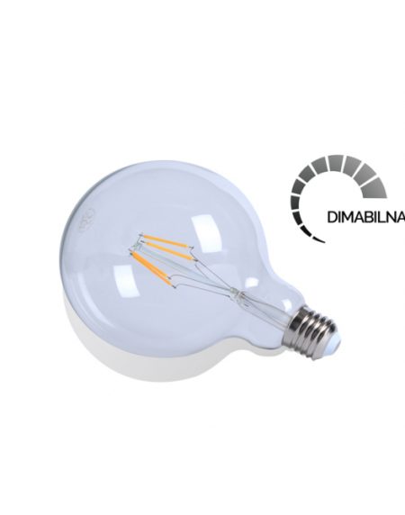 LED SIJALICA FILAMENT DIM G125 4W E27 2700K 400lm