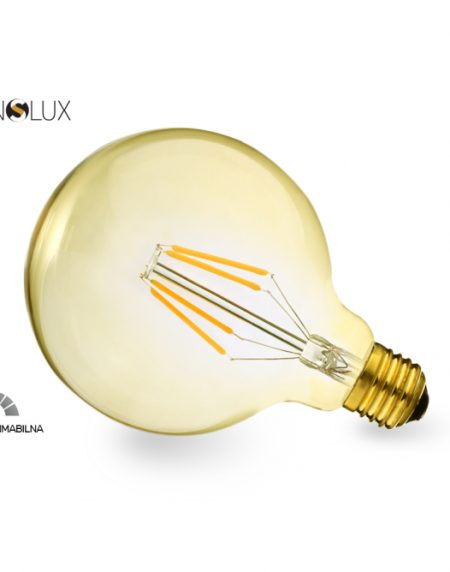 LED SIJALICA FILAMENT DIM G95 6W E27 2200K 600lm AMBER