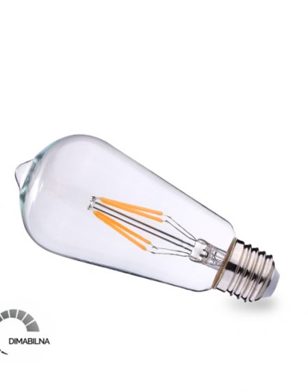 LED SIJALICA FILAMENT DIM ST64 8W E27 2700K 1055lm
