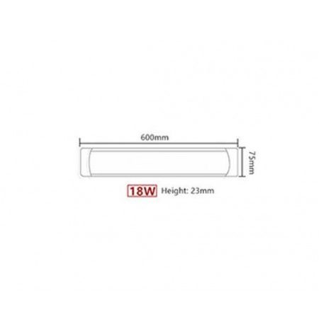 LED SVETILJKA DW-LED-TBSF 18W 6500K