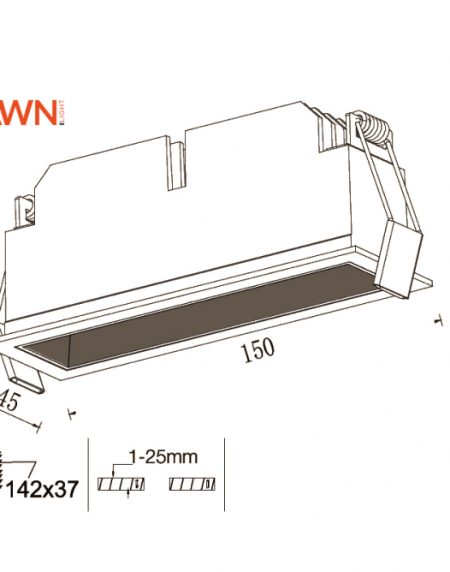 LED SVETILJKA FFL05 13W 3000K  BELA