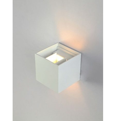 LED SVETILJKA JM-012 ZIDNA 2X3W 3000K IP54 BELA