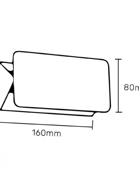 LED SVETILJKA JM-021 ZIDNA 5W 4000K IP54 SIVA ANTRACIT