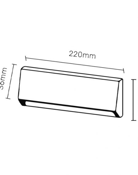 LED SVETILJKA JM-047 ZIDNA 4W 4000K IP65 SIVA