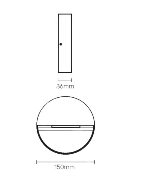 LED SVETILJKA JM-053 ZIDNA 4.6W 4000K IP54 ANTRACIT