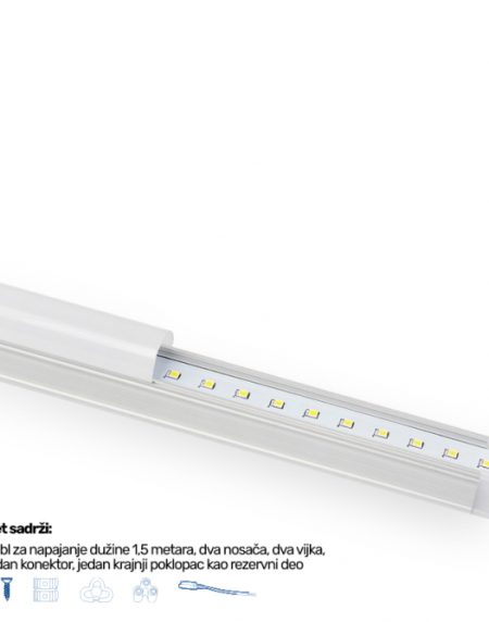LED SVETILJKA KL T5 0,3m  6W 3000K SILVER