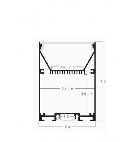 LED SVETILJKA LT-T-020-B 60w 3000K BELA 1,5met