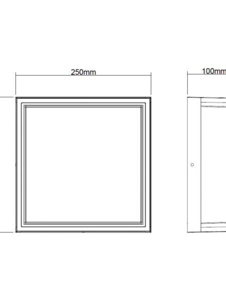 LED SVETILJKA W13255 20W 4000K IP54 BELA