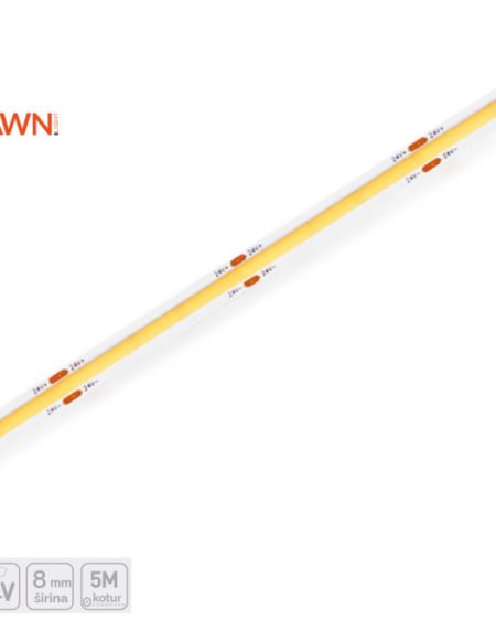 DAWN LED TRAKA HL COB WW 24V IP20 (5met, 9.6W/m, 8mm)