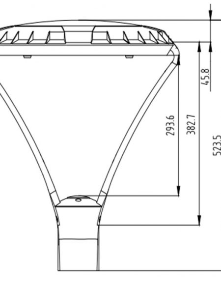 LED ULICNA SVETILJKA GD-08 60W 4000K 7800lm IP65