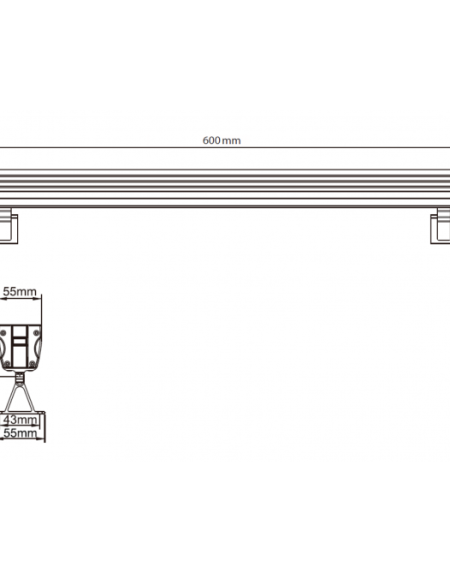LED REFLEKTOR JM-078 36W RGBWW 4in1 3000K IP66 24V