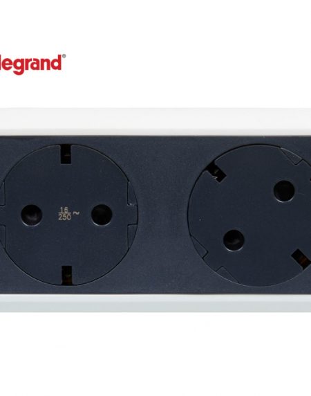 LG 694531 PRODUZNI BLOK 5X2P+E 1.5M (BELA/T.SIVA)