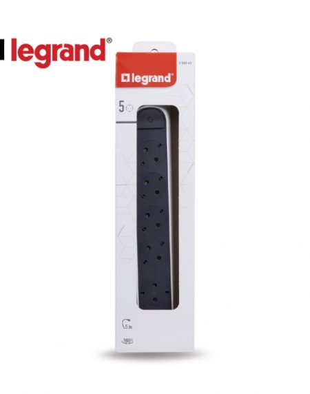 LG 694542 PRODUZNI BLOK 5X2P+E 5M (BELA/T.SIVA)