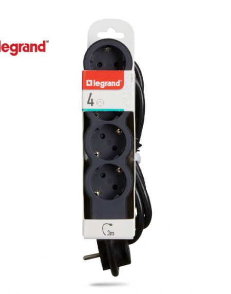 LG 694562 PRODUZNI BLOK 4X2P+E 3M (CRNA/T.SIVA)
