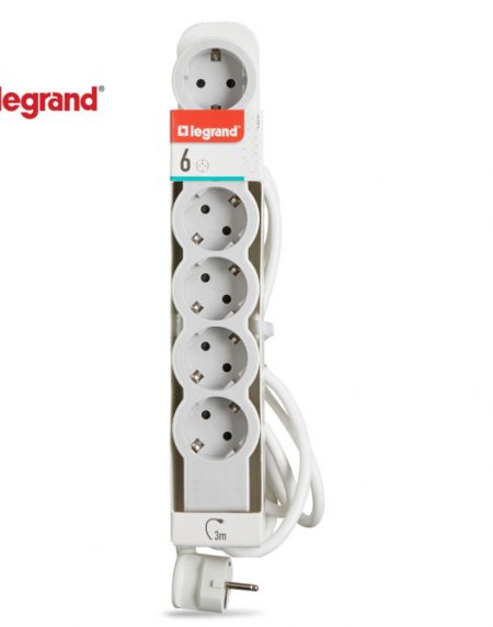 LG 694565 PRODUZNI BLOK 6X2P+E 3M (BELA/S.SIVA)