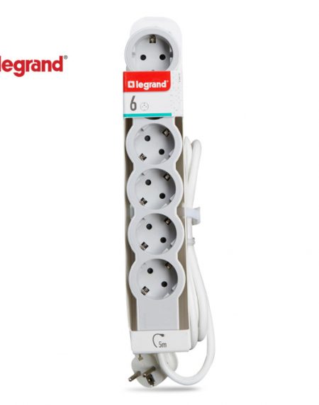 LG 694572 PRODUZNI BLOK 6X2P+E 5M (BELA/S.SIVA)