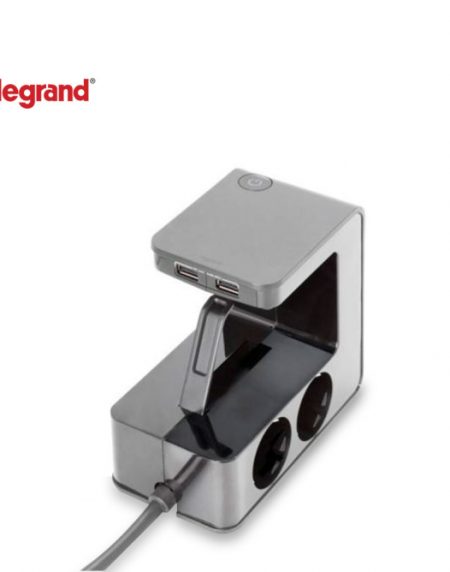 LG 694812 PRODUZNI BLOK SA KACENJEM 4X2P+E 2XUSB-A 1.5M (CRNA)