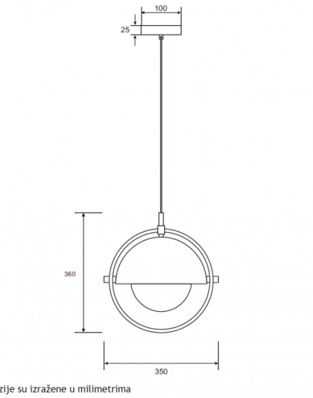LUNA 291 VISILICA 1*E27