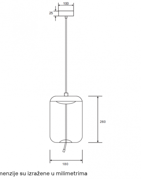 LUNA 300 VISILICA 5W 3000K