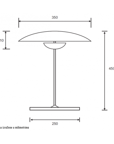 LUNA 304 STONA LAMPA 12W 3000K