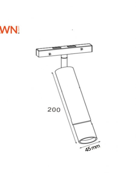 MAGNETIC REFLEKTOR LED5-10W 3000K 24° 48V DC BAKAR