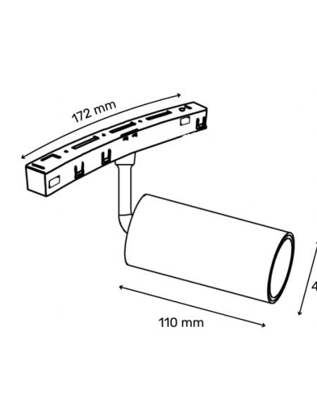 MAGNETIC REFLEKTOR TK1000 7W 3000K 30° 48V DC (R1000)