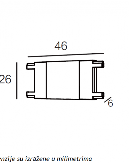 MAGNETIC SLIM KONEKTOR I CRNI (26-A-I)